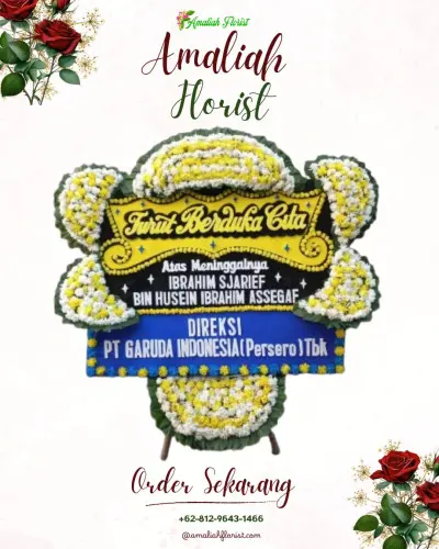 Papan Bunga Duka di Labuhan Deli