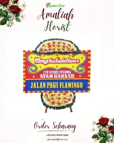 Bunga Papan Congratulation di Labuhan Deli